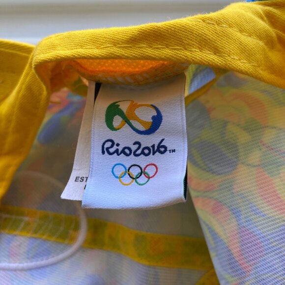 Rio Olympics 2016 Team Embroid'd Multi-Color Cotton Baseball Cap Adjustable NWT - Picture 7 of 10